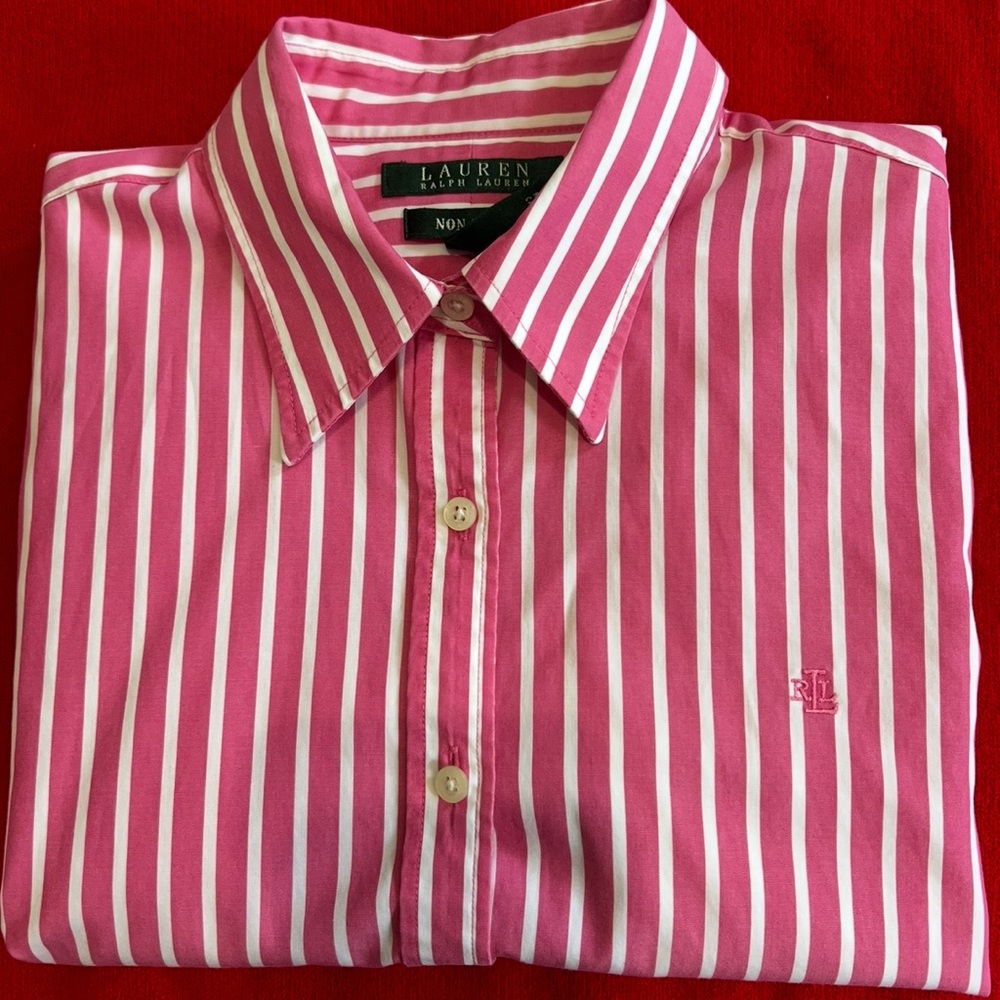 Pink Striped women Shirt